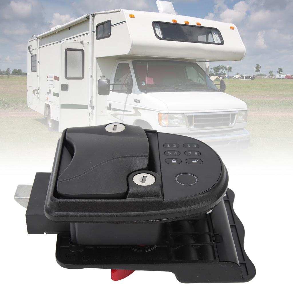 Keyless vstupní klávesnice pro obytné vozy, dálkové ovládání, digitální zámek dveří, západka, klika, sada zadlabacích zámků pro karavany, páté kolo