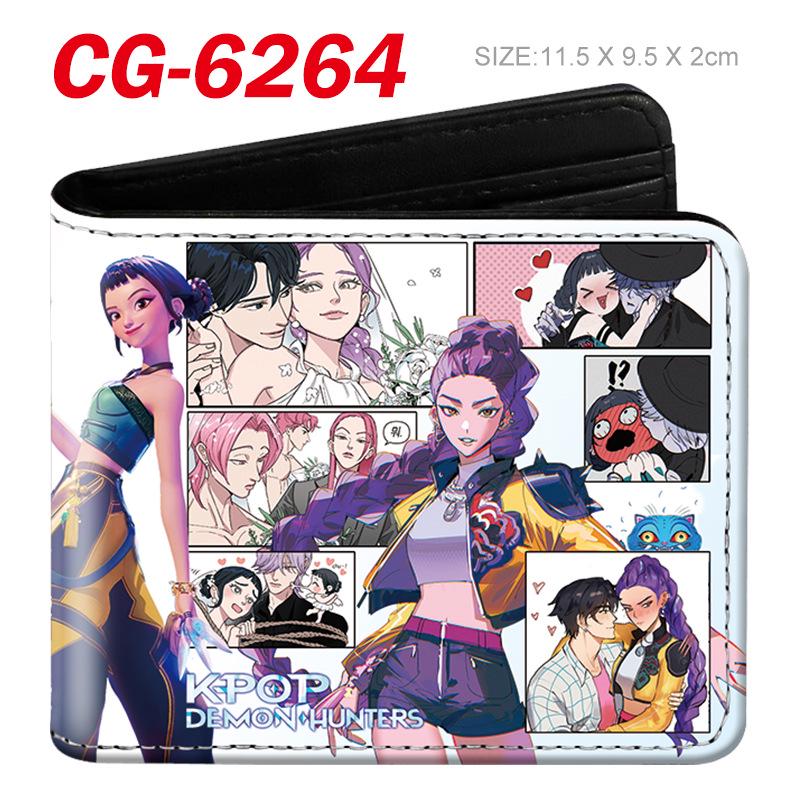K-Pop Demon Hunter Girl Group 3D-geprägte Anime-Geldbörse für Schüler und Fans