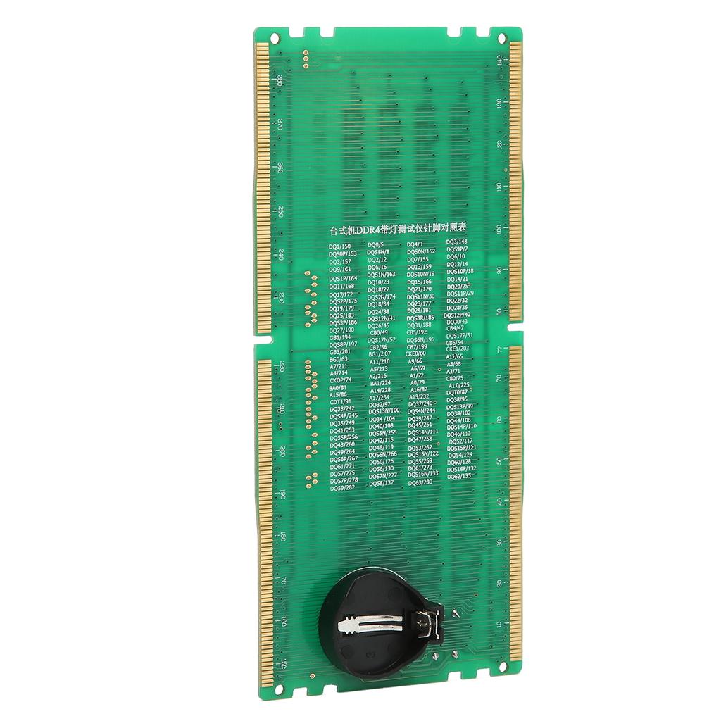 Computer Memory Tester PCB Material Forward Reverse Available Computer DDR4 Memory Tester with LED for PC