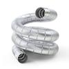 Stainless Steel Elbow Chimney Liner Bend 50mm Adjustable Length for Wood Stove Pipe Multi Flue Venting Solutions