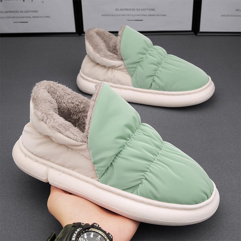 Home cotton shoes winter velvet thickened warm cotton shoes bread shoes parent-child cotton shoes