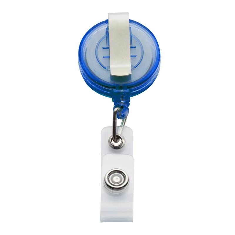1pc Retractable Pull Badge Holders With Reel Clip Bus Credit Card Case Visit Door Identity Badge Cards Cover Credential Holder