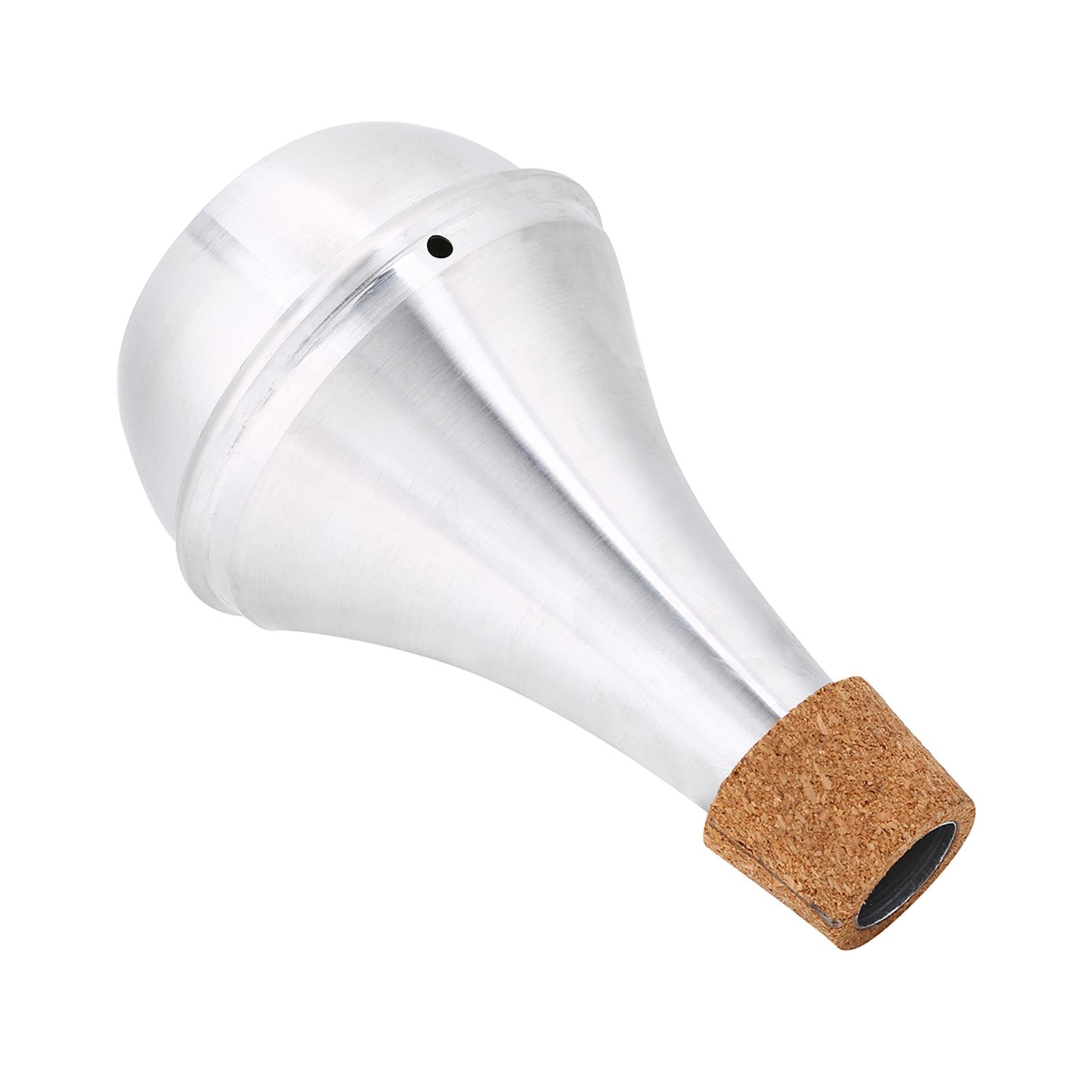 

Aluminum Alloy & Cork Practice Trumpet Mute Brasses Musical Instrument Part Accessory