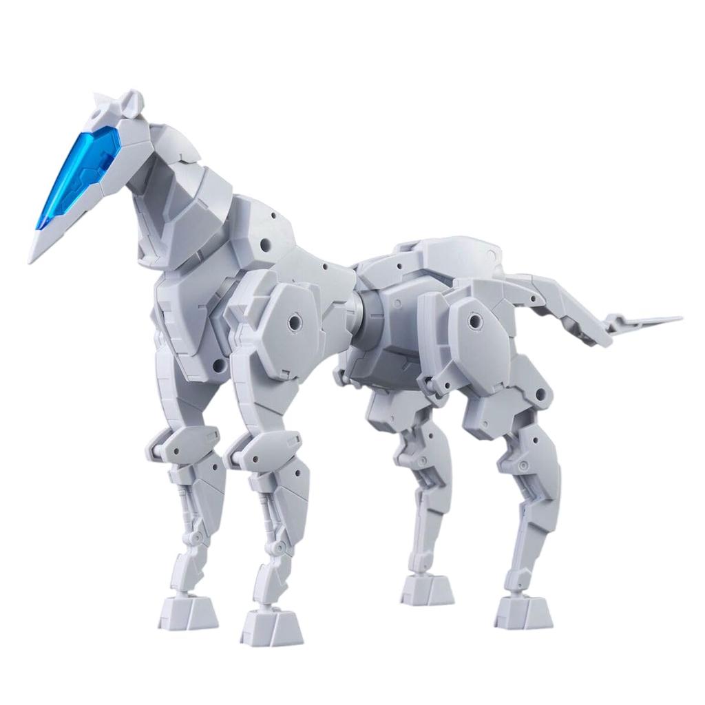 BANDAI SPIRITS 30MM Exar Vehicle (Horse Mecha Ver.) [White] 1/144 Scale Color-coded Plastic Model