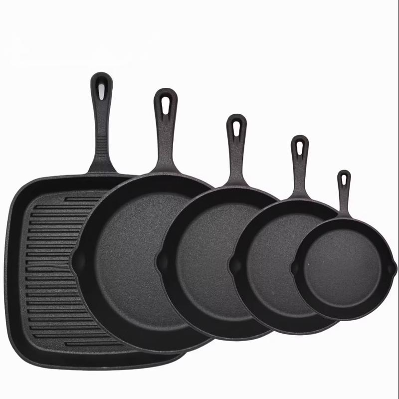 Набор чугунных сковородок ZISIZ из 5 предметов