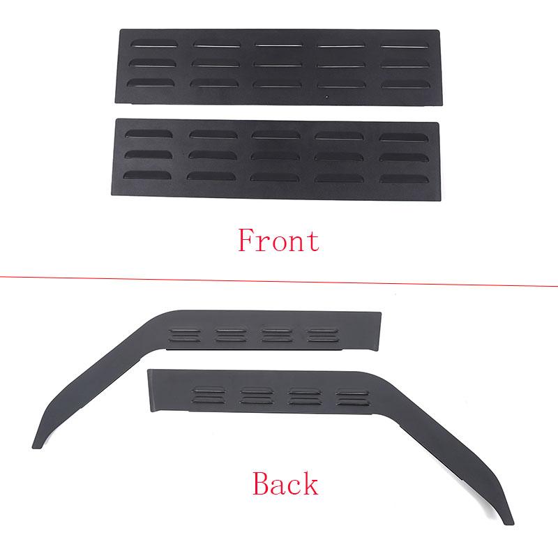 For Land Rover Defender 110 130 2020-2025+ aluminum alloy black car front and rear ventilation shutter sticker Car accessories