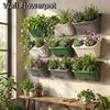 Plastic Vertical Planter Self Watering Plants Grow Container Planting Box Greening Plant