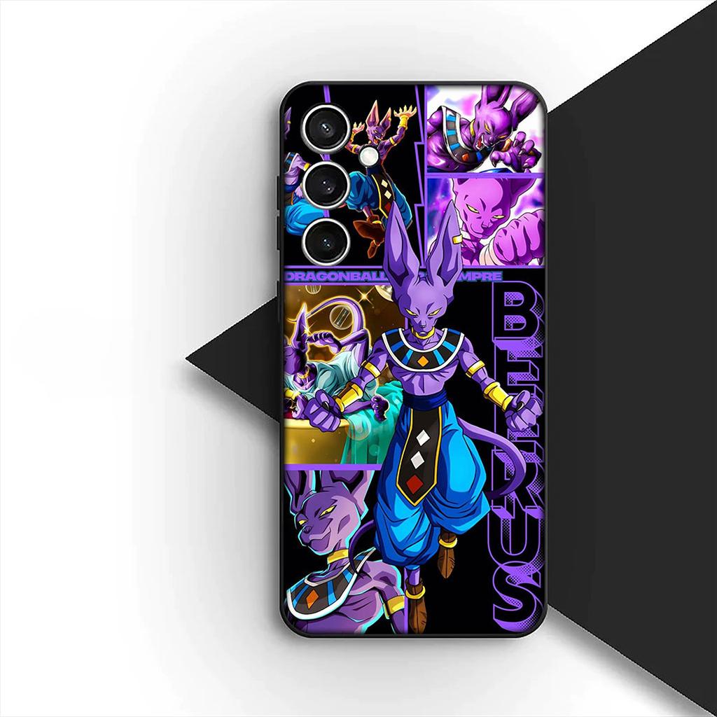for Samsung Galaxy S10 S8 S9 Plus A33 A34 A31 70 A71 A72 Note 20 9 8 S10E Phone Case Beerus Dragons Gokus Balls DragonBalls Z