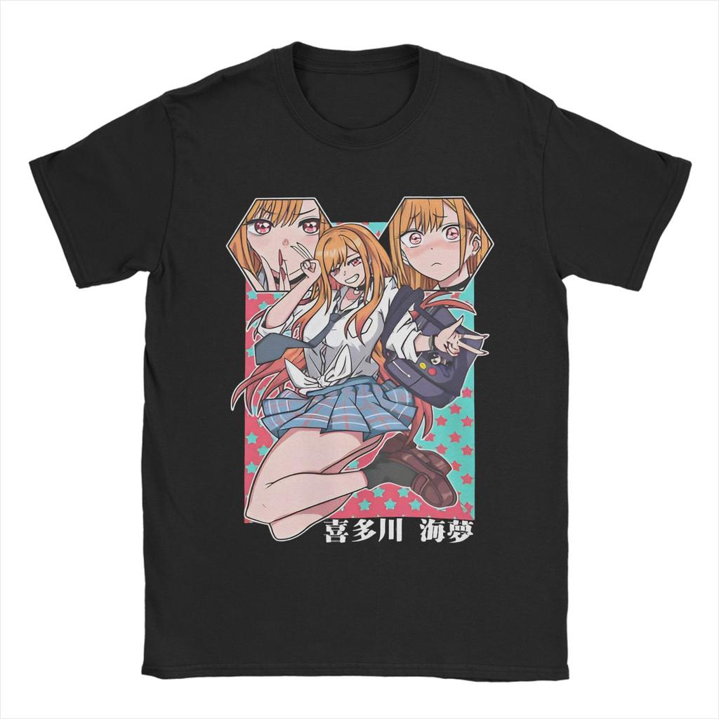 Marin Kitagawa Anime Tshirt Unisex Unisex My Dress Up Darling Awesome 100 Cotton Shirt Round Collar T Shirt New Arrival Clothes