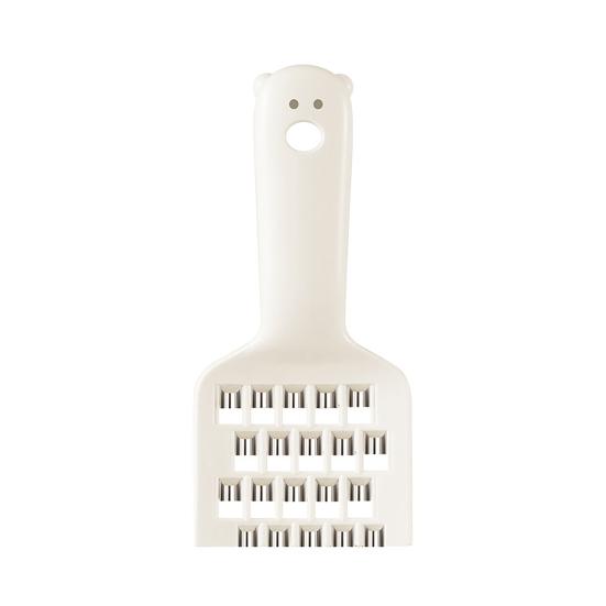 

Vegetable Grater with Wide Handle Steel Blade Shredder Multi-Purpose Sharp Stainless Efficient Shredding Easy to Store білий