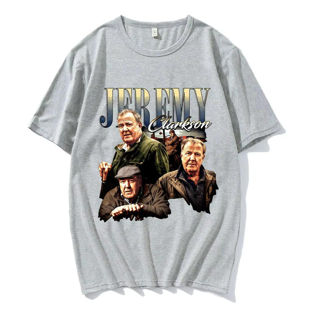 Jeremy Clarkson Graphic Tshirts Unisex Women Clothing Fashion Vintage Short Sleeves Oversized T Shirts Cotton Casual Tshirt Tops