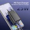 PD 25W Fast Charger For Samsung Galaxy S23 S22 S21 S20 Fe S24 Ultra Plus Fast Charging Cable USB Type C Data Line Phone Charger