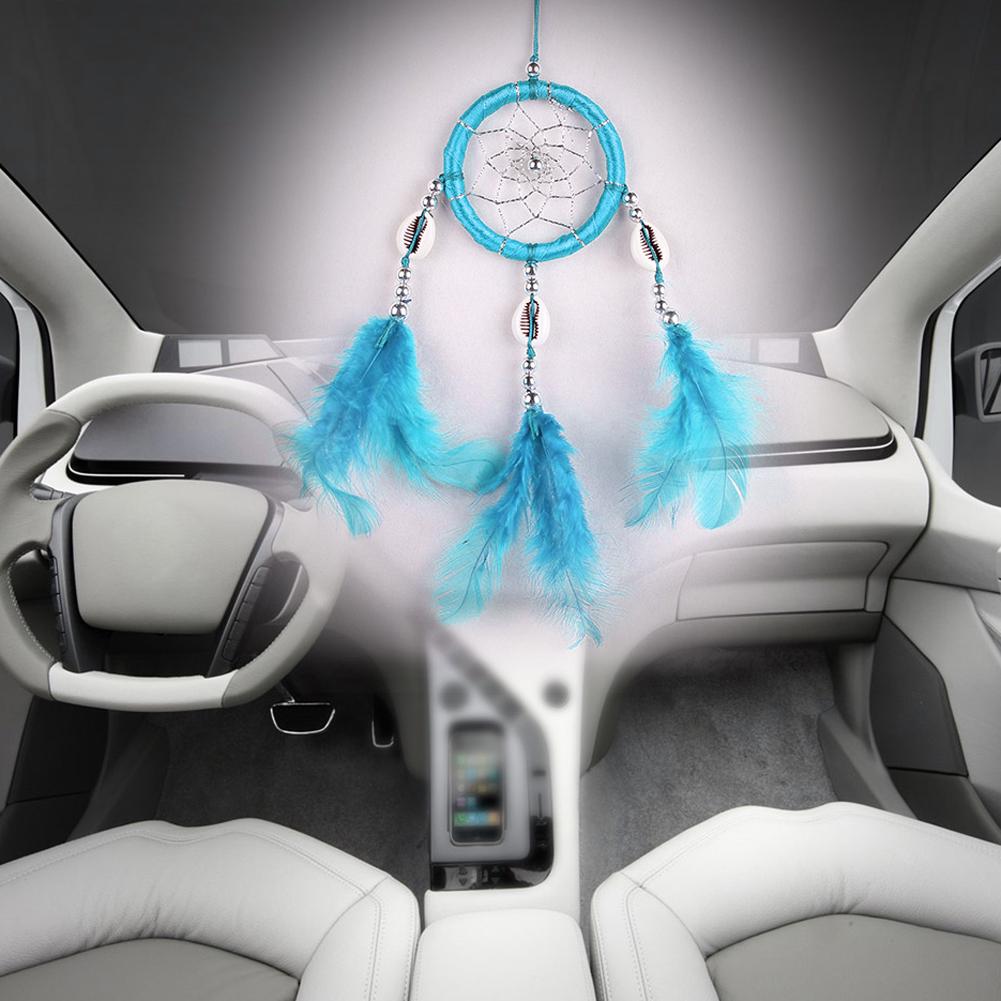 Monocyclic Teeth Dream Catcher Wall Hanging Home Car Decor Craft White