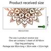 Lotus Wall Sticker Boho Mandala Flower Removable Wall Decals For Living Room Bedroom Tv Wall Decoration