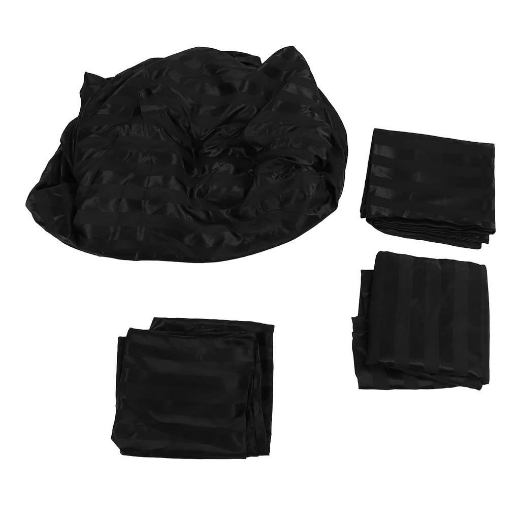 Satin Bedding Set Soft Lightweight Breathable Elegant Fashionable 4 Piece Bed Sheet Set for Home Hot