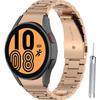 Armband für Samsung Galaxy Watch 4/5/6/7/FE 40/42/43/44/45/46/47mm, Roségold Pink