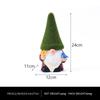 Cartoon Garden Flocking Goblin Resin Ornament Cute Faceless Doll Dwarf Statue Garden Bonsai
