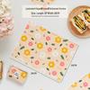 Floral Oil-Absorbing Food Wrapping Paper Sheets