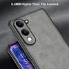 For Vivo Y04 4G Case Luxury PU Leather Phone Case For Vivo Y29S 5G Back Cover Matte Silicone Shockproof Full Protection Coque