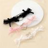 Lolita Spitzenstrumpfbänder Beingürtel Punk Kreuz Herz Schleife Beinring Goth Elastische Glocke Oberschenkel Choker Kette Damen Dessous Cosplay Harness