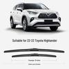 Toyota Highlander Wischer 2018-2021 Original Leiser Rahmenloser Gummiwischerstreifen