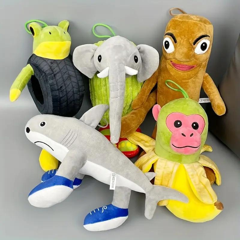 Nuovo Peluche Italiano Brainrot Tralala TungTung Sahur Occhi e Bocca Espressivi Morbido Peluche Animale di Peluche Bambola Compleanno Ragazze