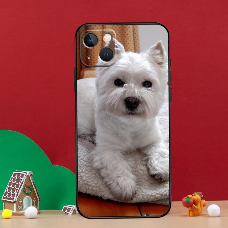 Westie Dog Case For iPhone 15 12 14 Pro Max 11 13 Mini Plus XR X XS Max Phone Back Cover
