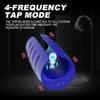 Male Masturbator Penis Training Glans Trainer Stimulator Vibrator with Heatable Tapping Delay Cock Ring Glans Trainer for Men