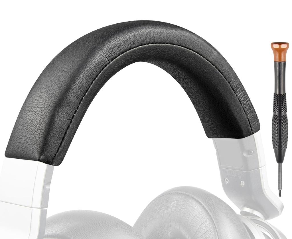 SOULWIT Replacement Headband Pad Kit for Sony Headband Upper Cushion Compatible Headstrap Repair Easy DIY Installation Black MDR-HW700, MDR-HW700DS