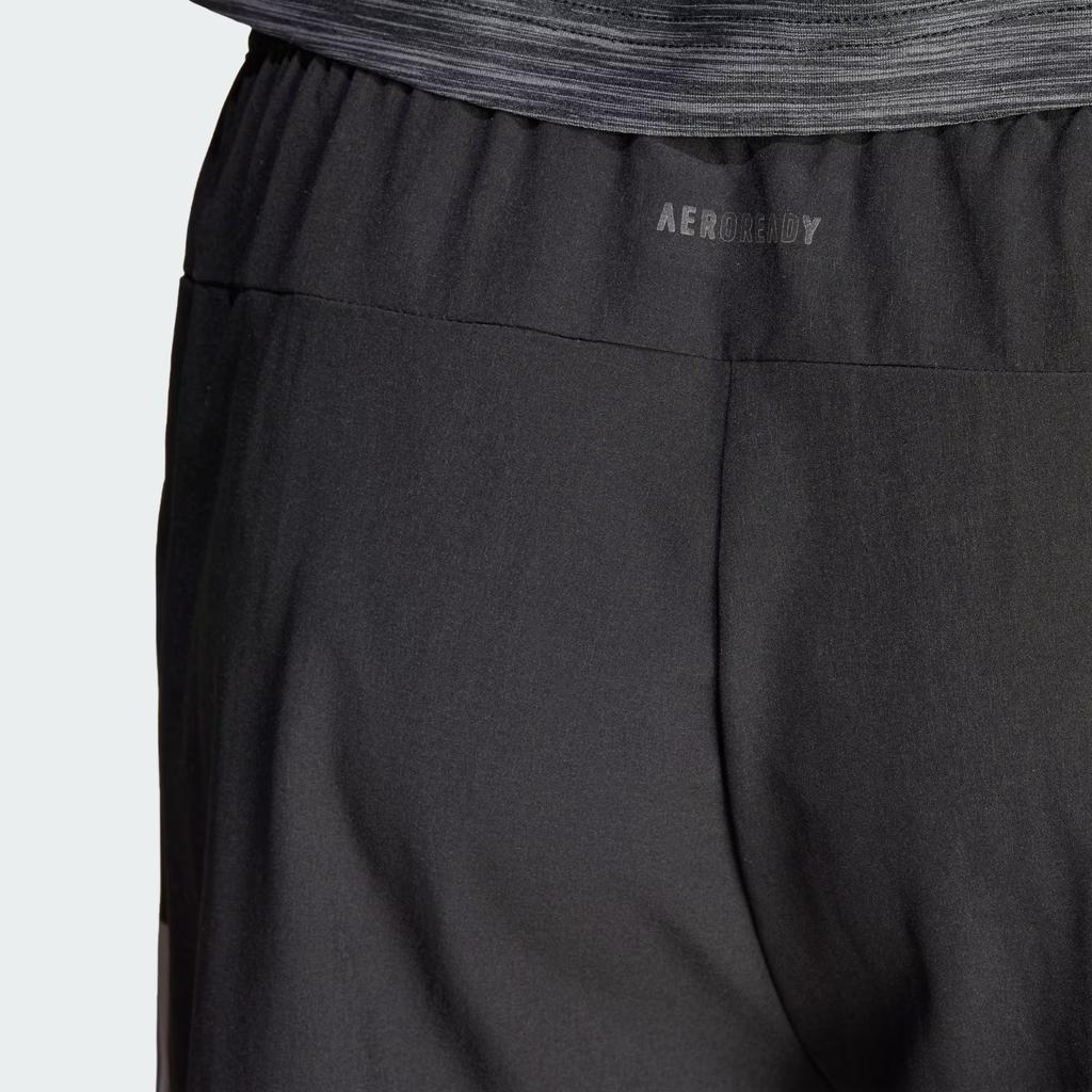 Adidas Logo Stripe Casual Elastic Waist Sports Shorts Men Bottoms Black IW5906