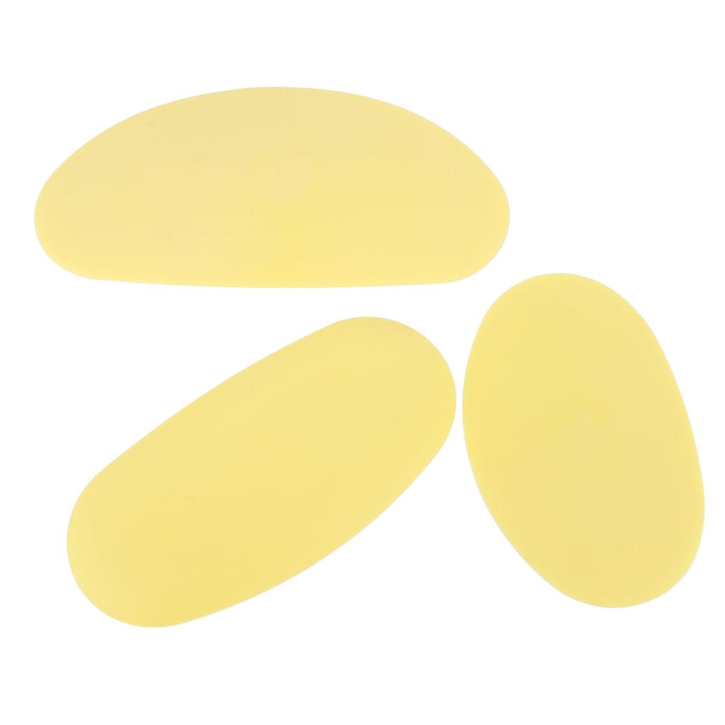 3 Stück Silikon-Töpferrippen, 3 Größen, Keramik-Ton-Bildhauerwerkzeug, Töpferformungswerkzeug für Handwerksarbeiten