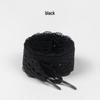Silk Ribbon Lace Trim Shoelaces for DIY Ballet-Style Samba T-Toe German Training Shoes