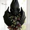 Resin Bat Succulents Pot Hanging Plant Pot, Gothic Planter, Halloween Style Container for Trailing Vines, Artificial Plants, Indoor Outdoor