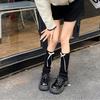 Women Sweet Bowknot Arm Leg Sleeves Ruffled Trim Sun Protective Ribbed Knit Arm Leg Covers Fingerless Gloves Accessories