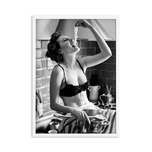 

Итальянские макаронные изделия, настенные панно для кухни, комнаты, скандинавские гурманы, женские фотографии, волшебные принты и постеры Pasta Life, украшение 21*30cm