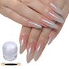 Nails Art Powder White Chrome Nail Powder Mirrored Effect Manicures Decorations
