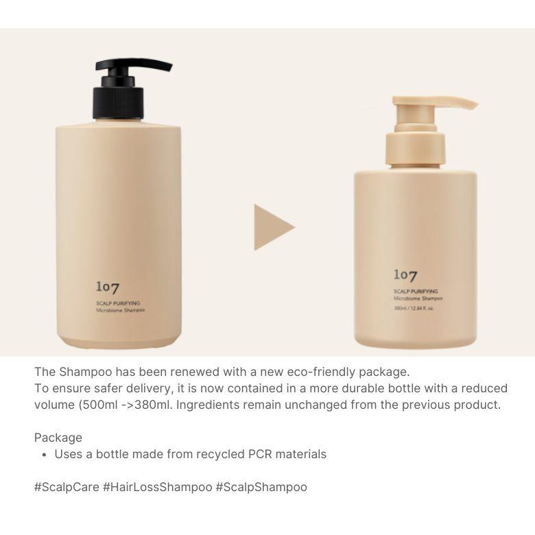 ONEOSEVEN Kopfhautreinigendes Mikrobiom-Shampoo, 380 ml