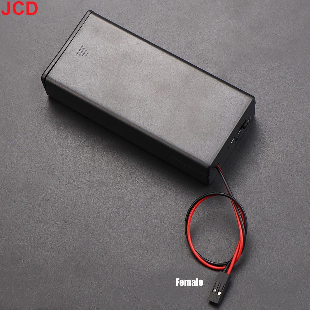 18650 2-cection Battery Holder/Box In Series With Cover Switch And PH2.0/XH2.54/SM/Jumper Male/Female/DC5521/USB Plug Connector