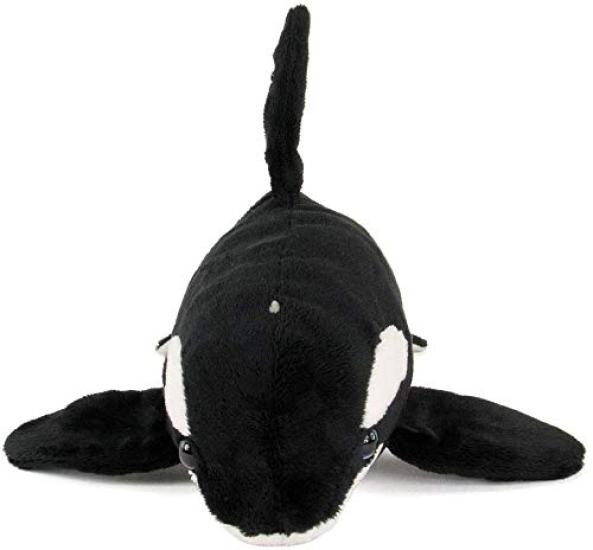 Carolata Killer Whale Plush Toy (24 X 17 X 35cm) Soft To the Touch, Realistic (Killer Whale Plush Toy) Toy Doll Mascot Birthday Gift Present Birthday