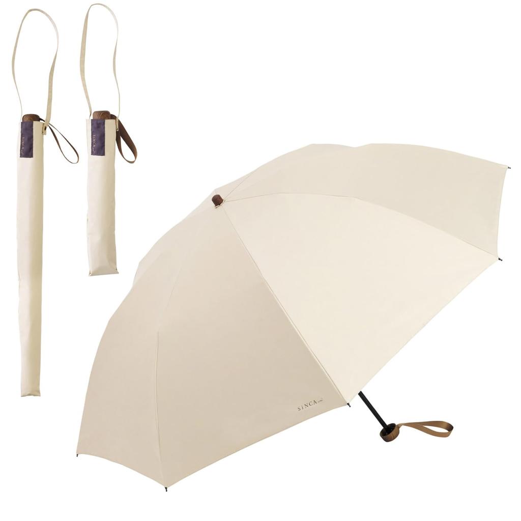 SiNCA MINI 60 8K Parasol Recycled Light UV Heat Suitable for Rain or Wind Resistant Up To Perfect for or Any and Basic for Men and Wpc. Off-White (60