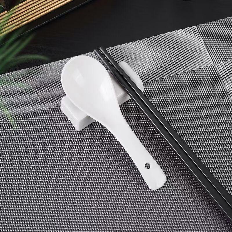 Набор из чисто белой керамики Tái Shùn для палочек для еды и ложек