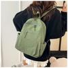 Zaino Casual di Grande Capacità Multifunzionale Monocolore Zaino Scolastico Borsa a Spalla Ultraleggera Viaggio