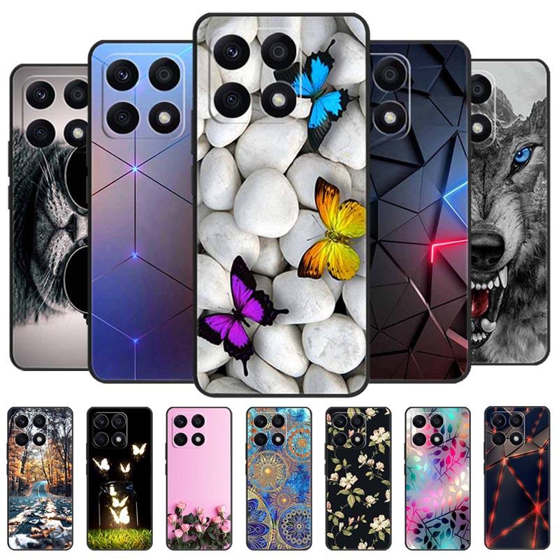 For Xiaomi 17 5G Case Flowers Butterfly Soft Silicone Phone Cases for Xiaomi 17 5G Cool Wolf Animals Protective Shockproof Shell
