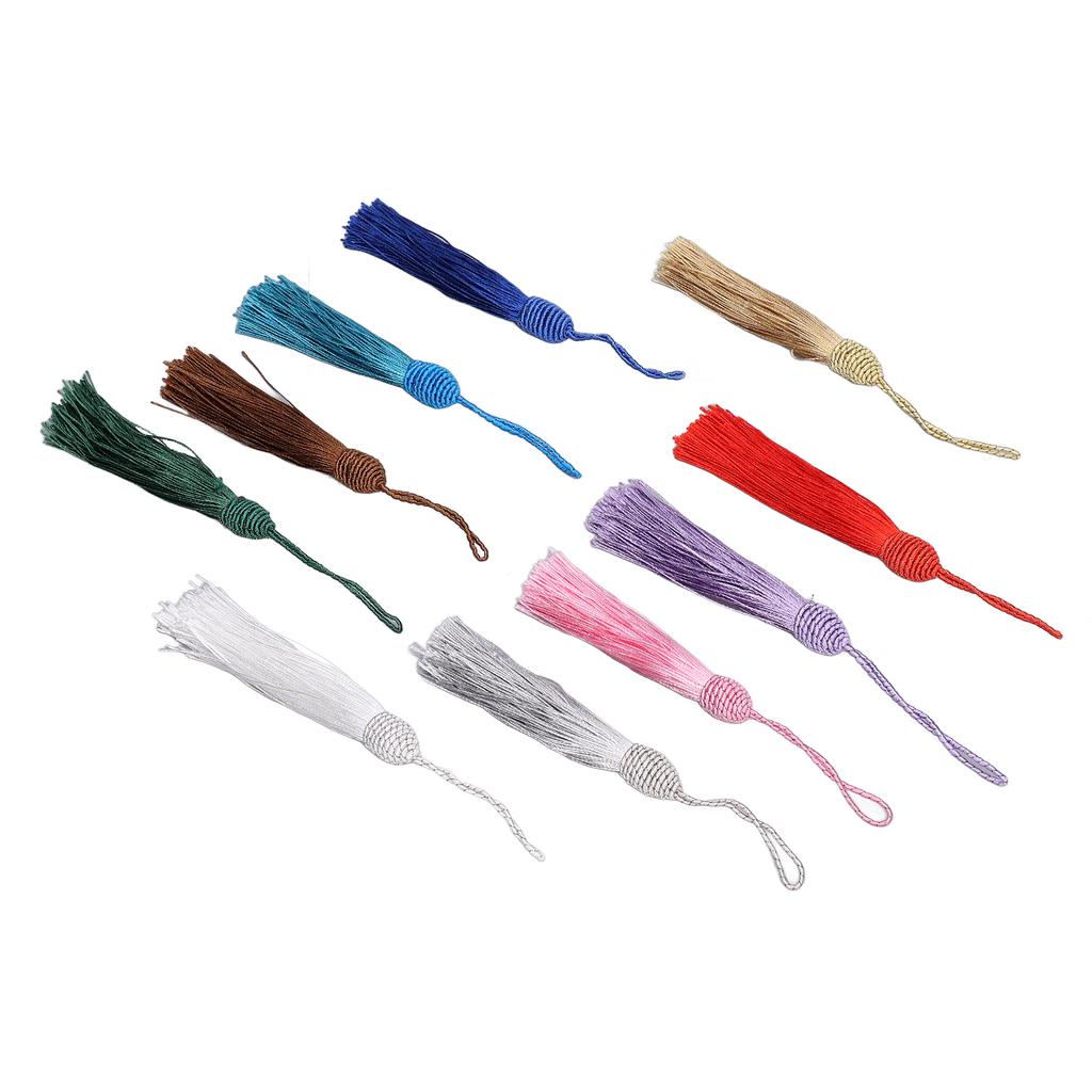50Pcs Bookmark Tassels Bright Rich Colors Premium Polyester Durable Wide Application Mini Tassels