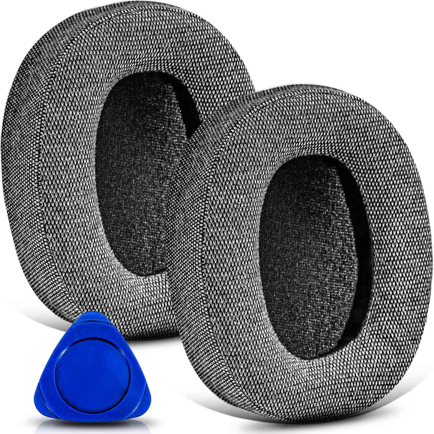 WH-XB910N Ear Pads - TRANSTEK Replacement Ear Cushion Compatible with WH-XB910N XB910 N Headphones (Grey Fabric)