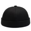 Unisex Brimless Hat: Round Top Melon Cap, Hip-Hop Style & Landlord Design for Spring/Autumn