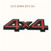 Dsycar 3D kovový emblém 4x4 - Vodotěsný, odolný proti vyblednutí odznak pro auto 4WD s snadnou aplikací lepením