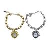 Stijlvol Zakhorloge Armband Verstelbare Lengte Handketting met Verplaatsbare Franje Versiering en Veilige Ketting Sluiting