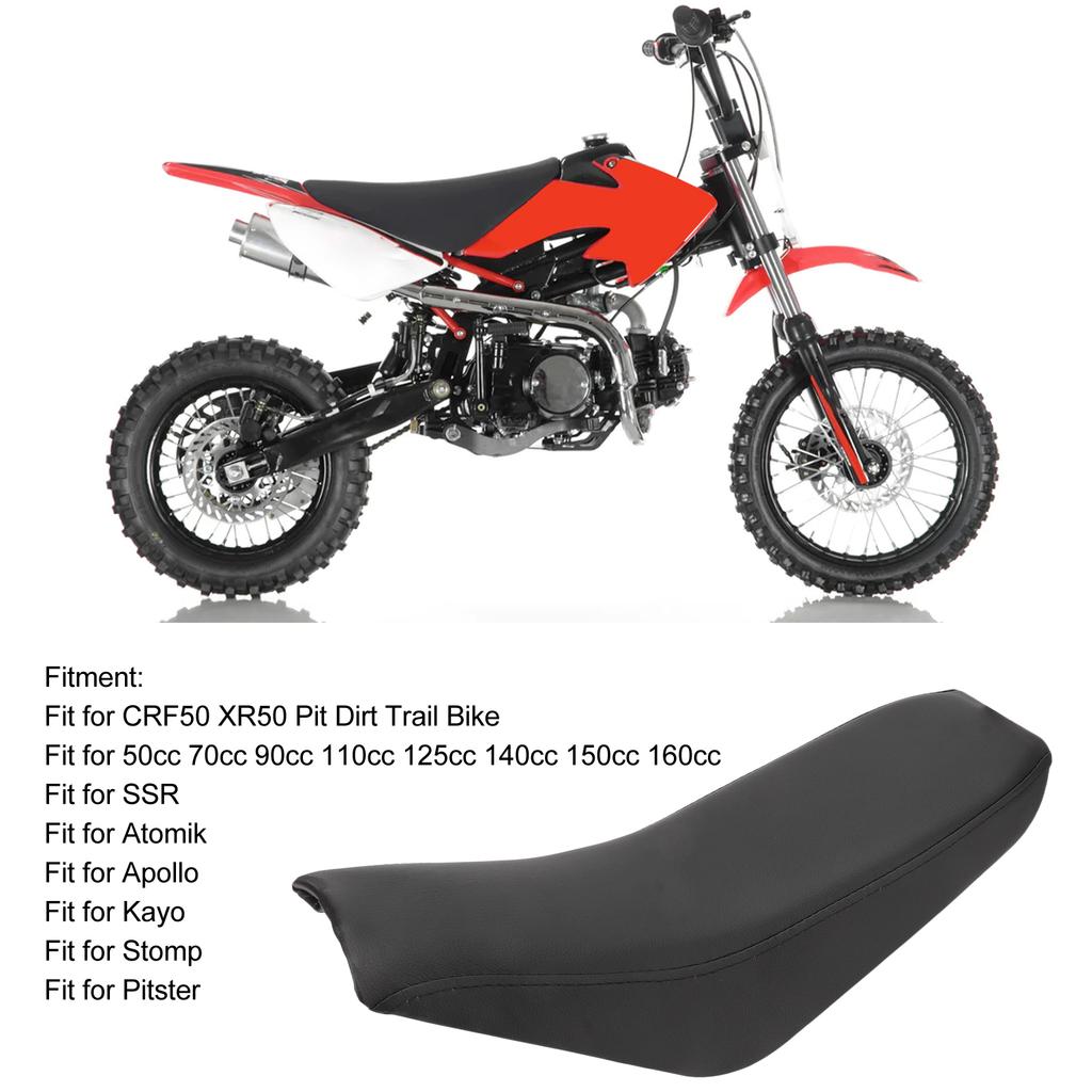Motorcycle Soft Foam Seat Cover Cushion for CRF50 XR50 50cc‑160cc Pit Dirt Trail Bike