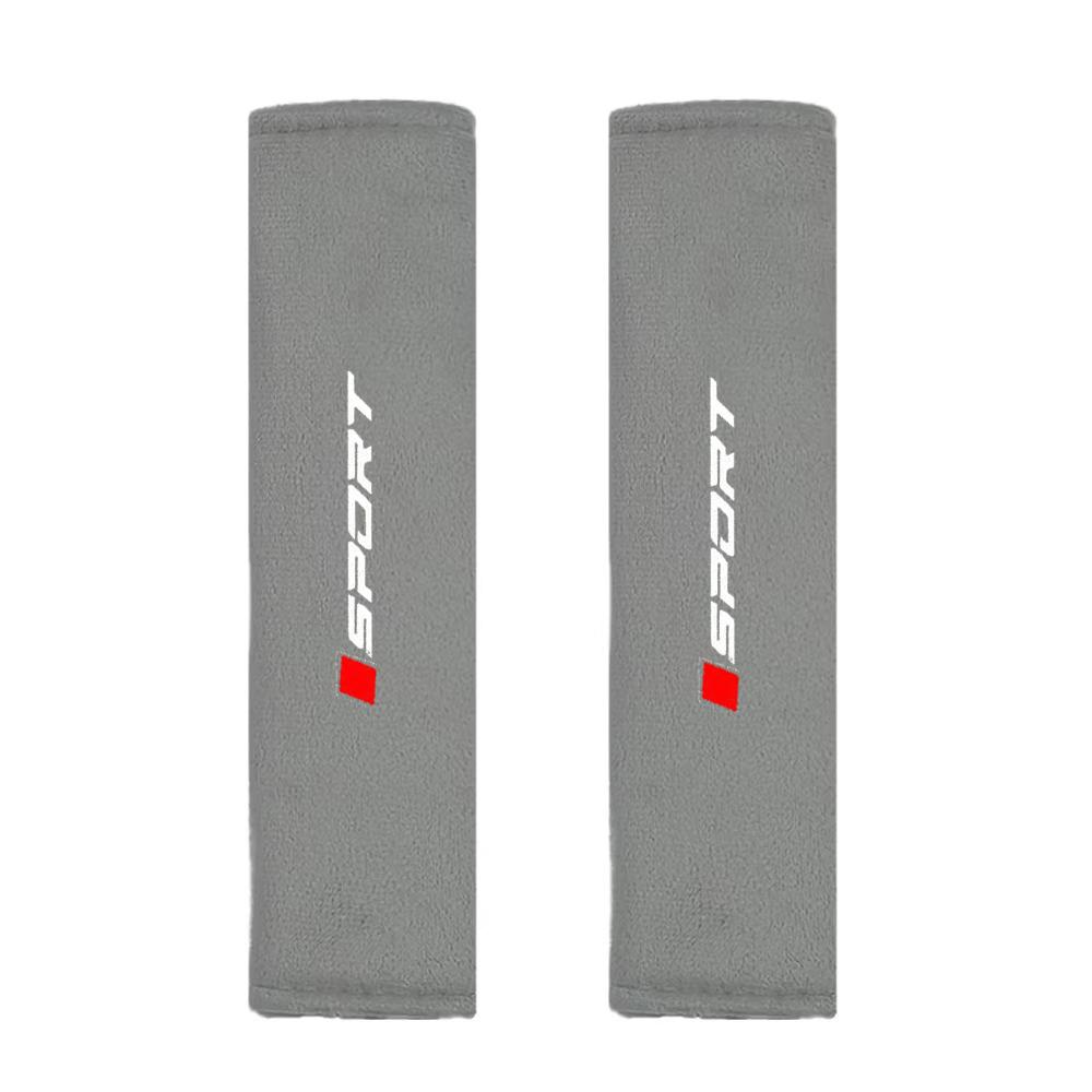 2PCS Car Seat Belt Shoulder Cover Printed Sports Shoulder Cover Soft and Comfortable Car Seat Belt Cover Universal